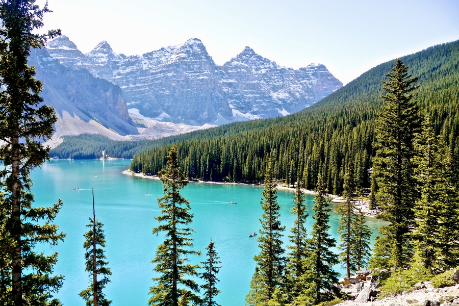 Lake Moraine in Banff Canada 1